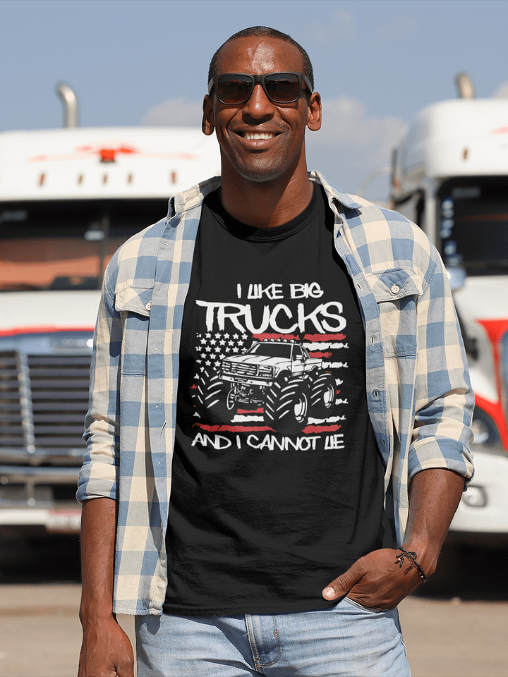 Bella Canvas men's Tshirt Featuring I Like Big Trucks product image (1)