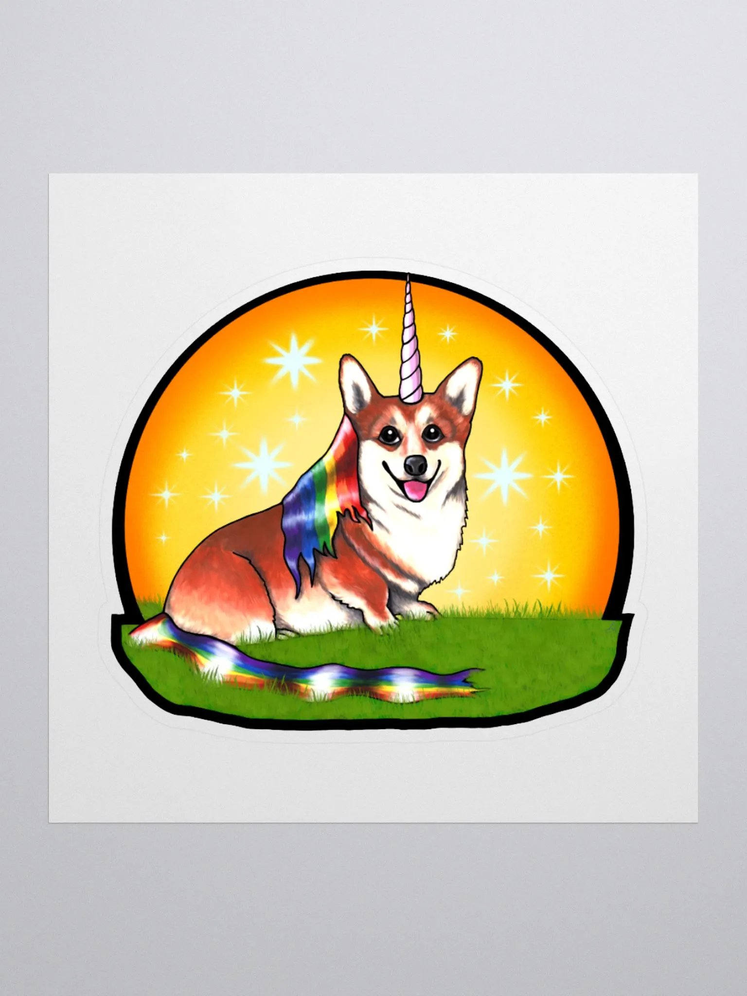 Unicorgi Sticker product image (1)