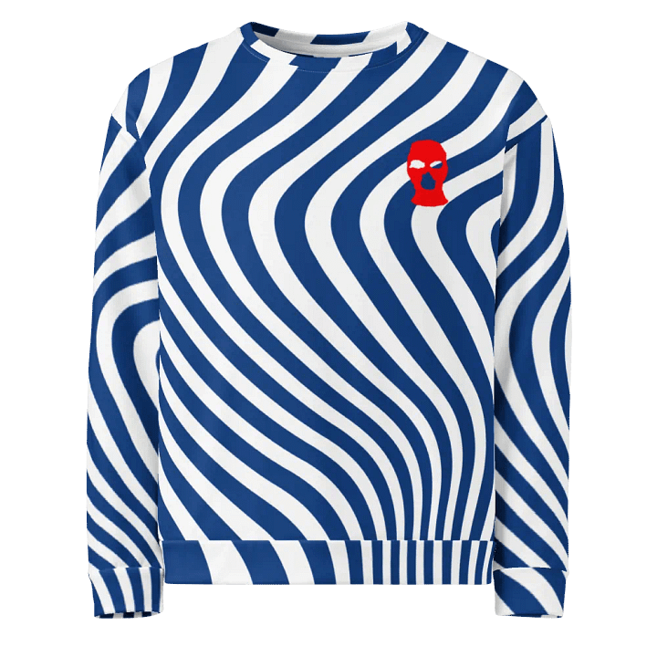 BLUE & CREAM RED SKI MASK product image (1)