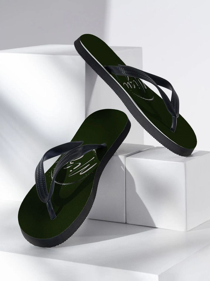 Flip Flops, Black w/ White Logo product image (2)