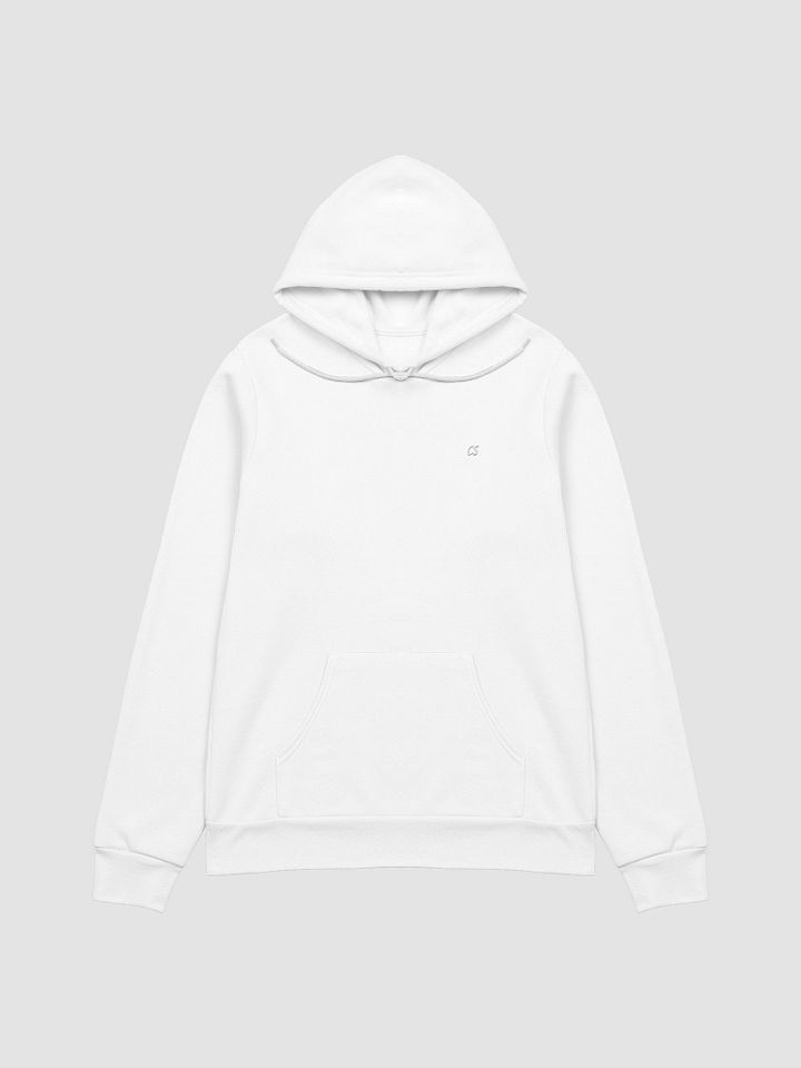 CS White On White Hoodie product image (1)