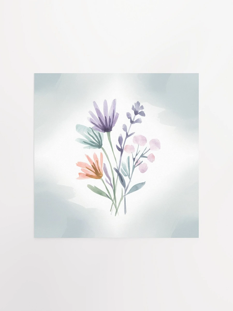 Pastel Petals Watercolor - Poster product image (1)