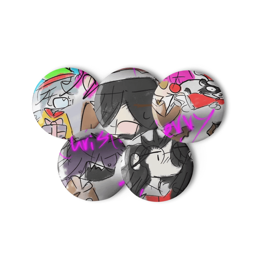 Pin buttons Moon Savers Christmas Hampan! product image (6)