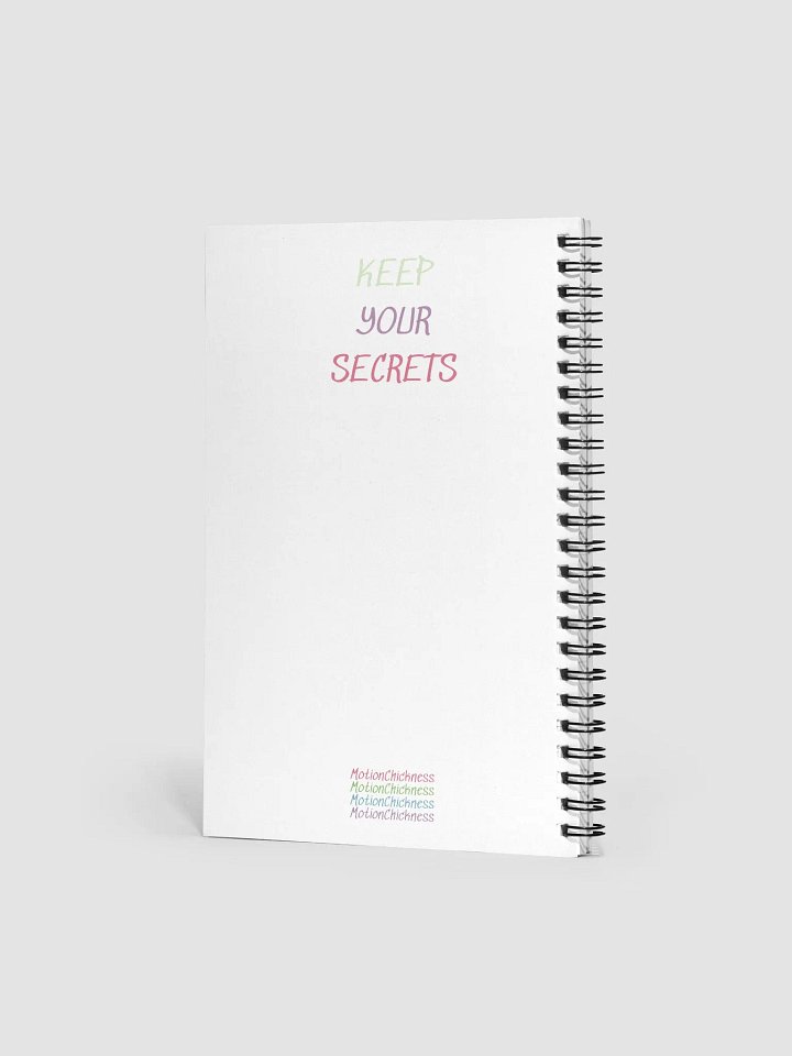 Keep Your Secrets Spiral Notebook product image (2)