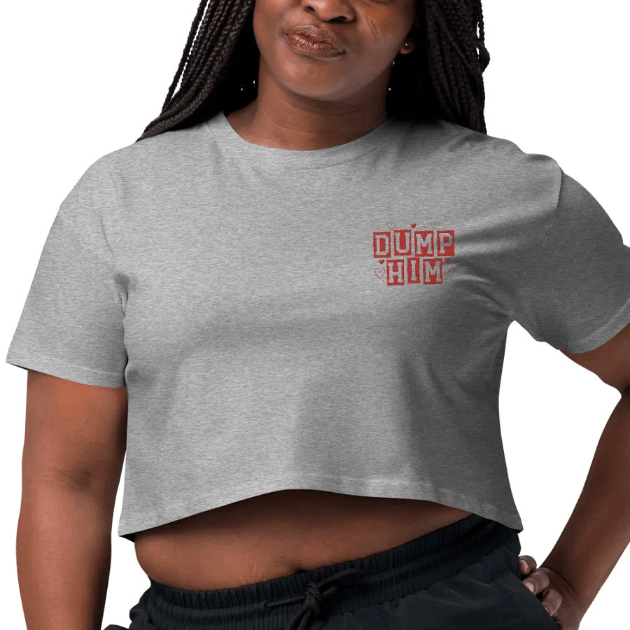 'DUMP HIM' Women's Premium Crop Top product image (88)