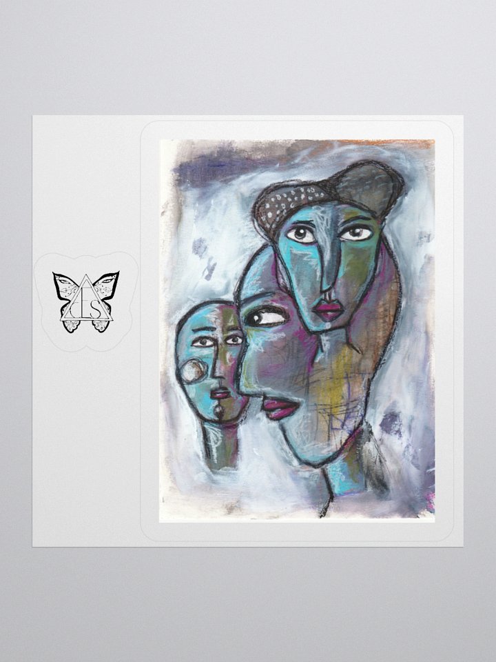 The Voices in my Head Art Sticker product image (1)