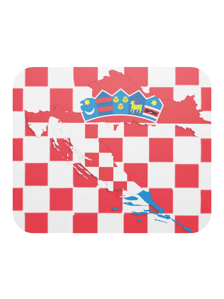 Croatia Pride Mouse Pad product image (2)
