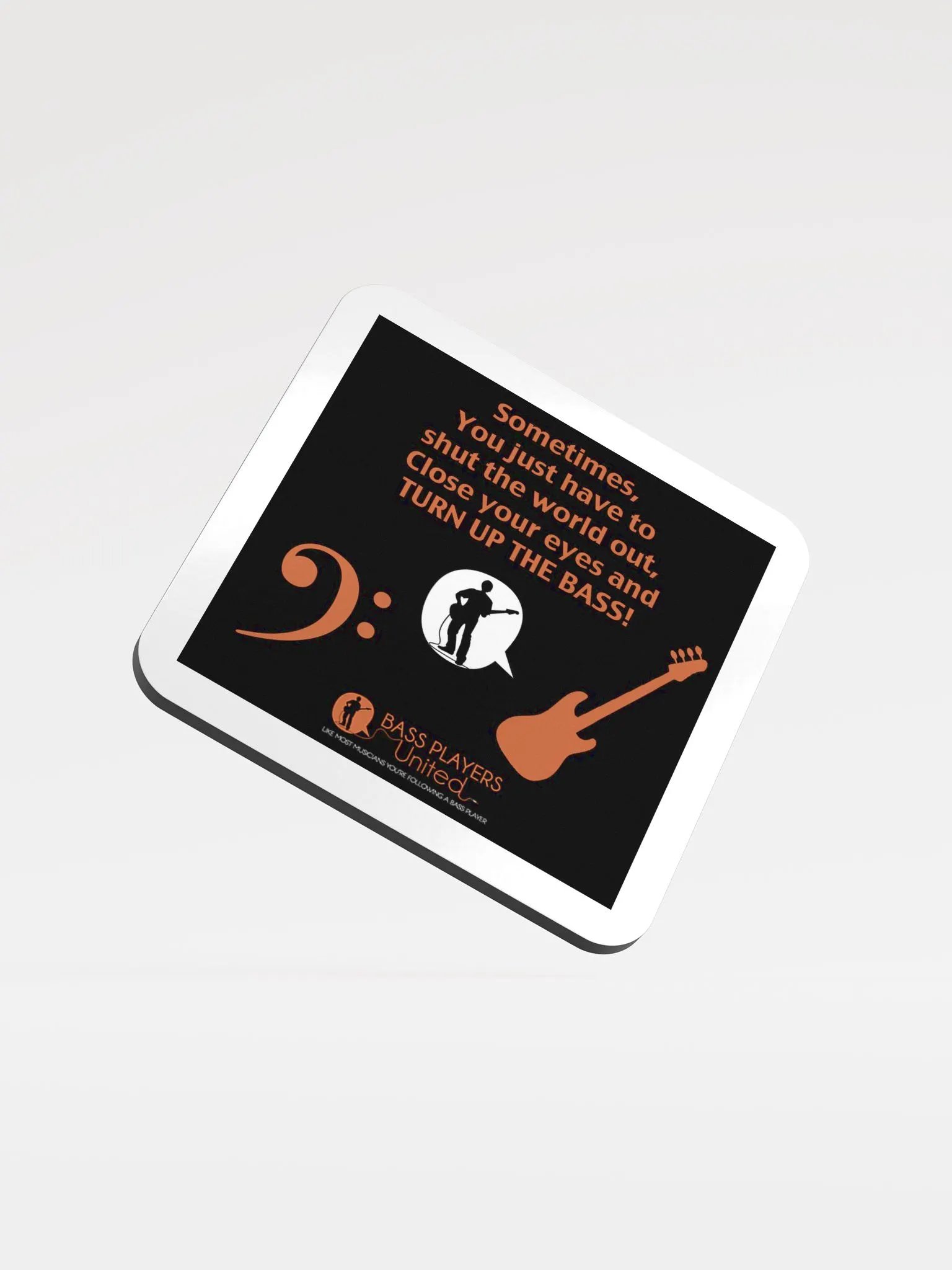 Sometimes - Glossed Cork Coaster product image (1)