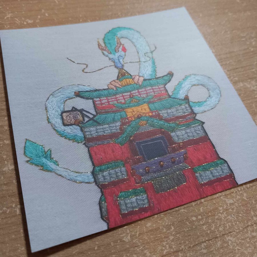 Spirited Away Embroidery Print product image (3)