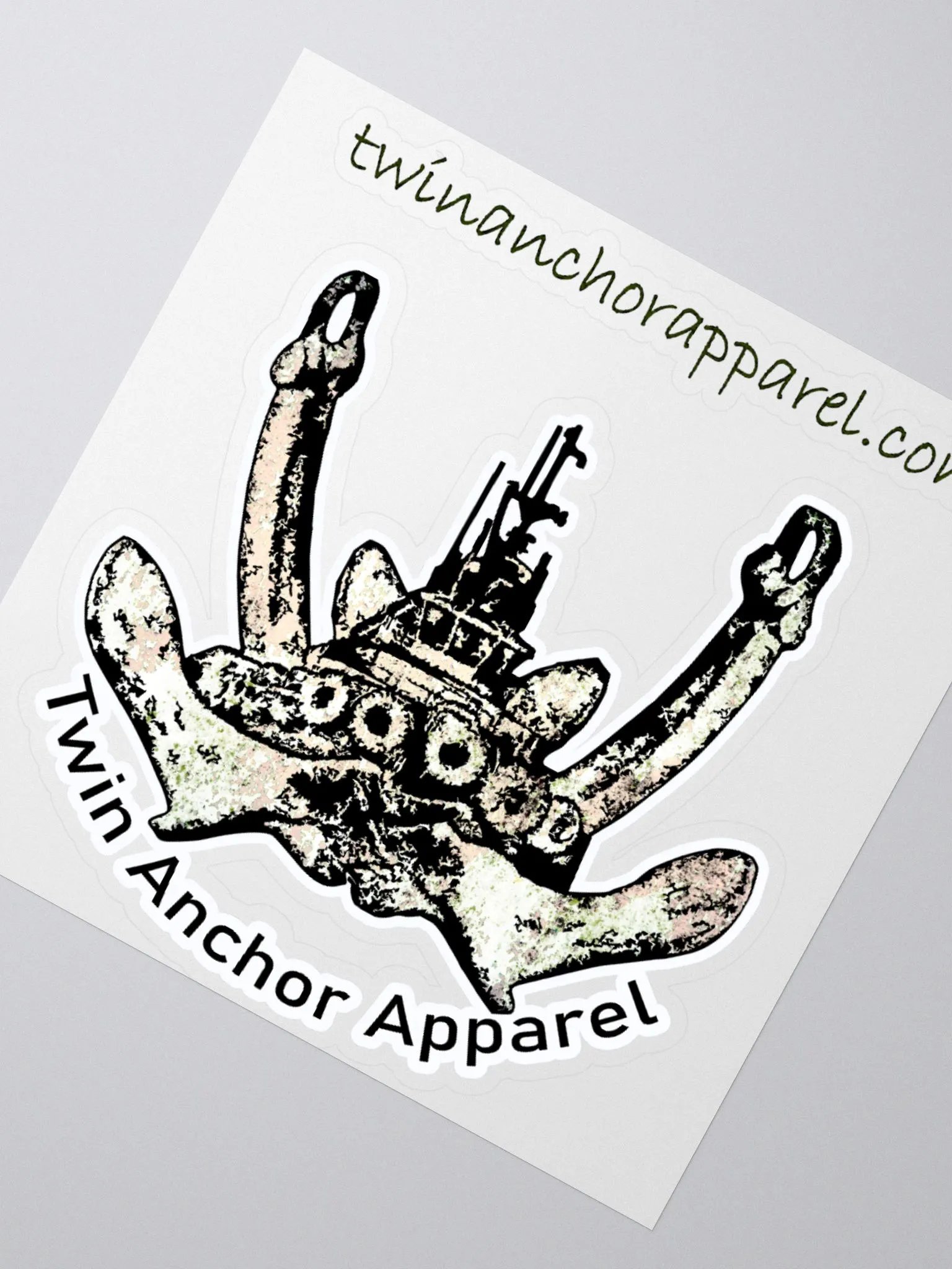 Twin Anchor Logo Kiss Cut Stickers product image (7)