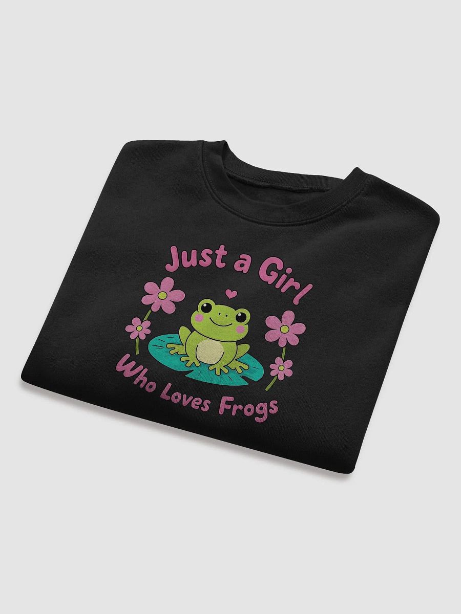Frog Love Fleece Crop Sweatshirt Bella+Canvas (Women's) product image (8)