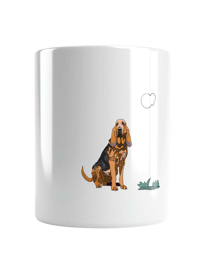 Gentle Bloodhound Mug – White Ceramic product image (1)