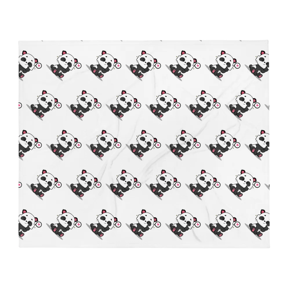 Panda Party Throw Blanket product image (5)