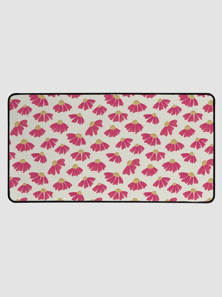 Cosmic Bloom Falling Flowers Desk Mat product image (1)