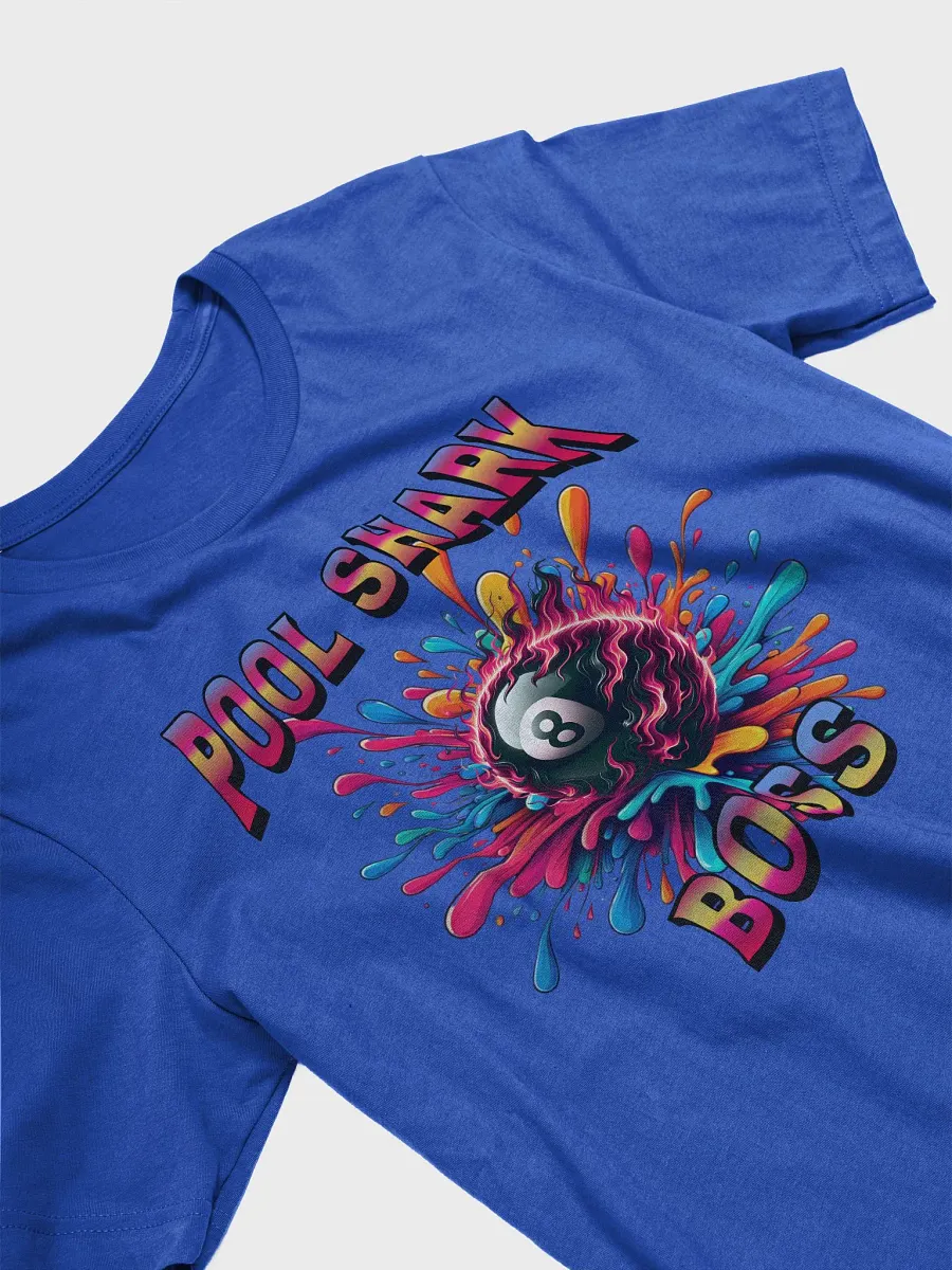 Pool Shark Boss Billiards Vibrant Energy T-Shirt product image (50)