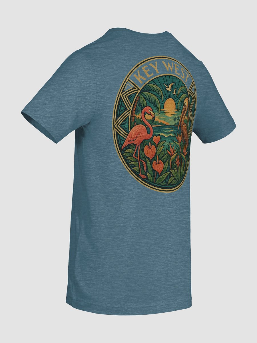 Key West Tropical T-Shirt Ultra Soft Tee with Pelican and Flamingo product image (10)