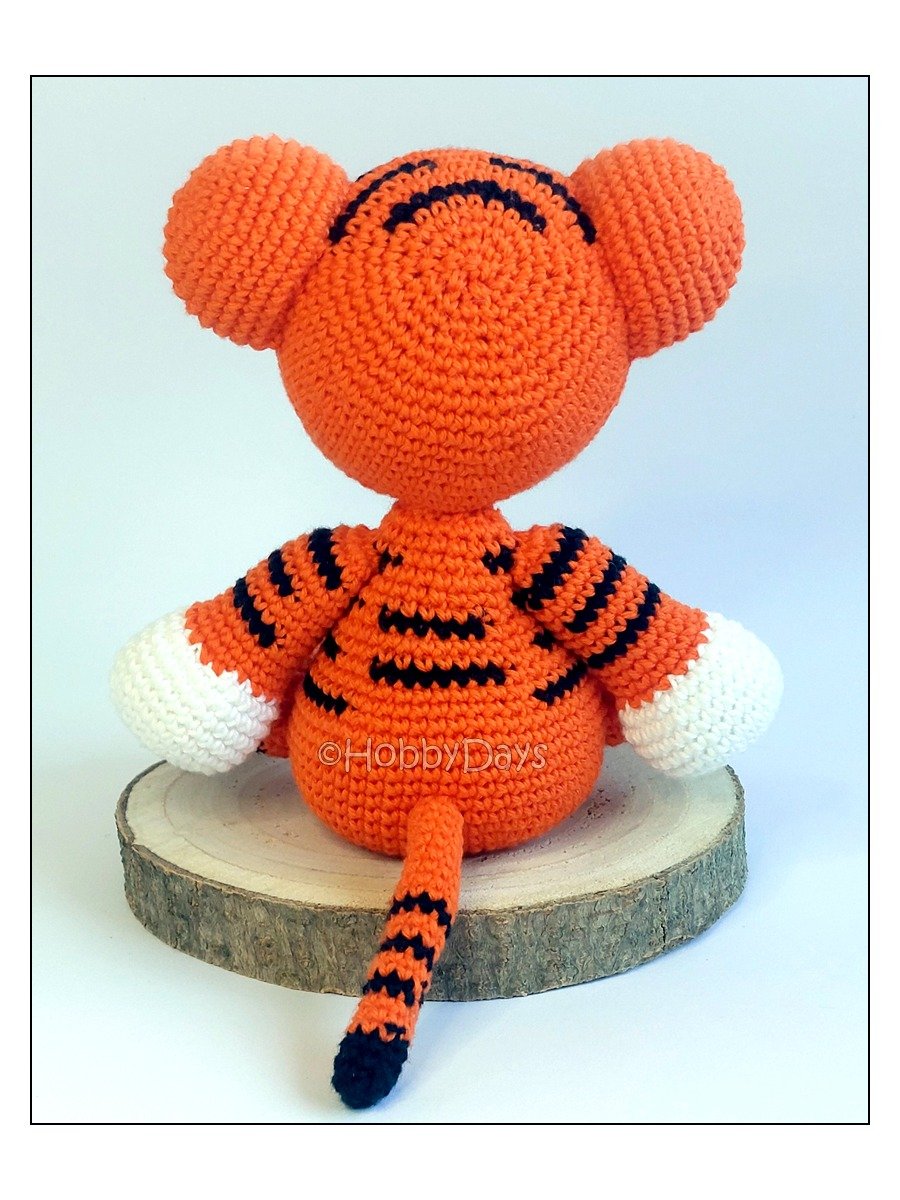 USA PATTERN - Amigurumi Crochet Tiger product image (5)