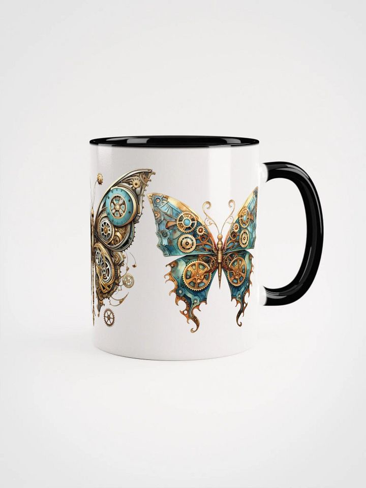 Steampunk Butterfly Accent Mug product image (1)