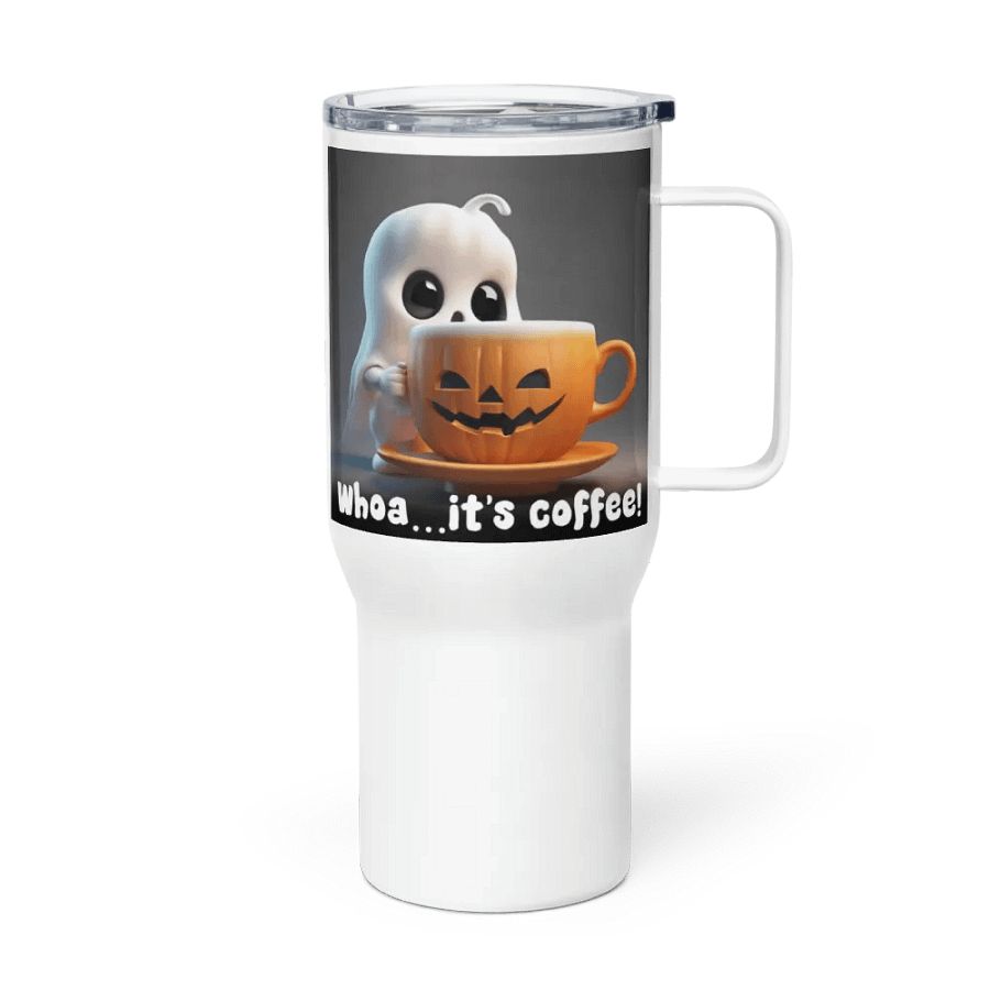 Spooky Coffee Ghost Travel Mug product image (3)