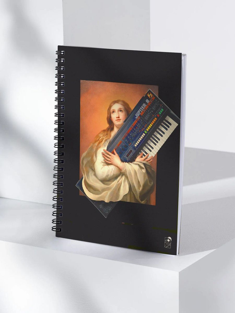The Inmaculate Jupiter Conception by Frank Fonik, EDM Techno Spiral Notebook product image (4)
