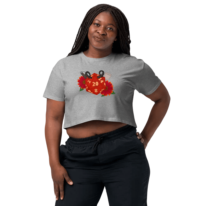 Wyll Inspired DND Die Crop Top product image (3)
