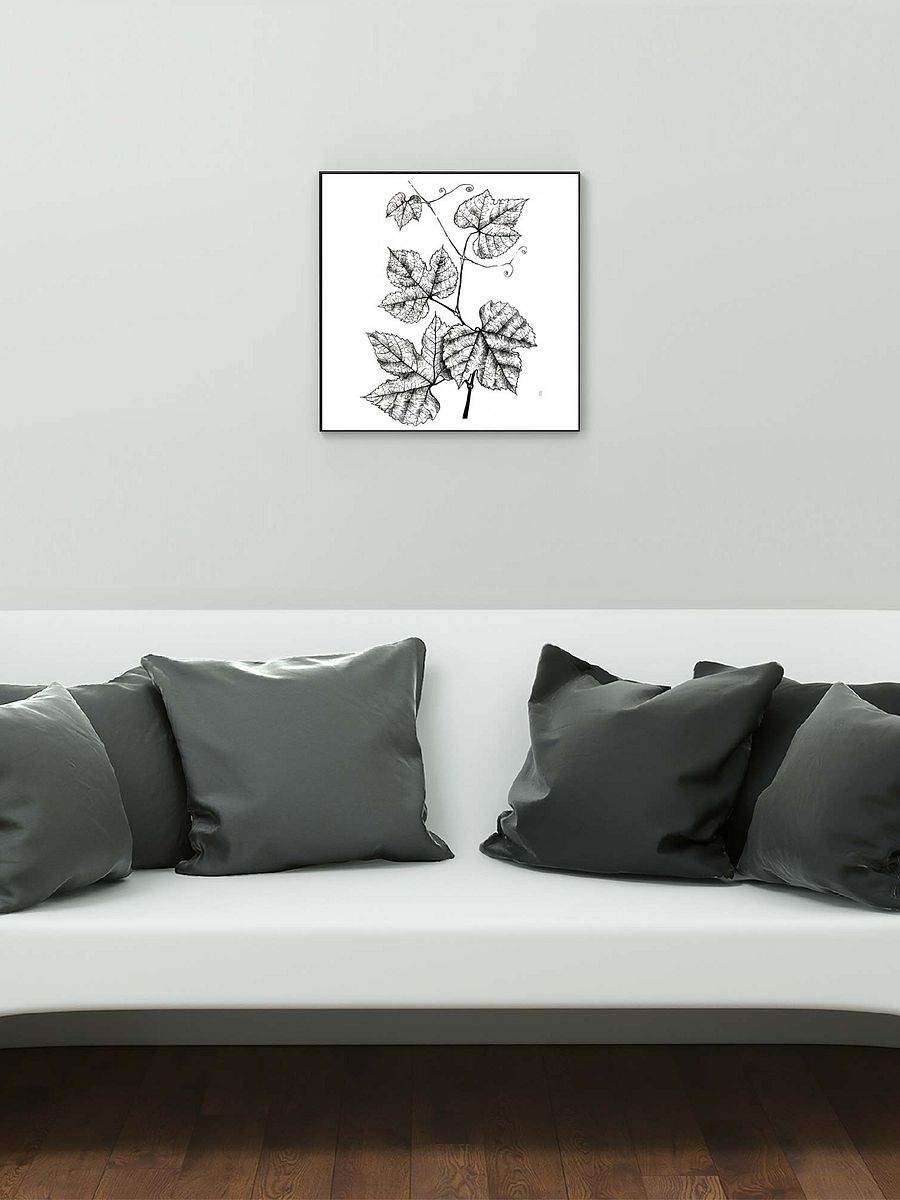 Botanical Bliss Canvas Art - Grape Leaves product image (6)