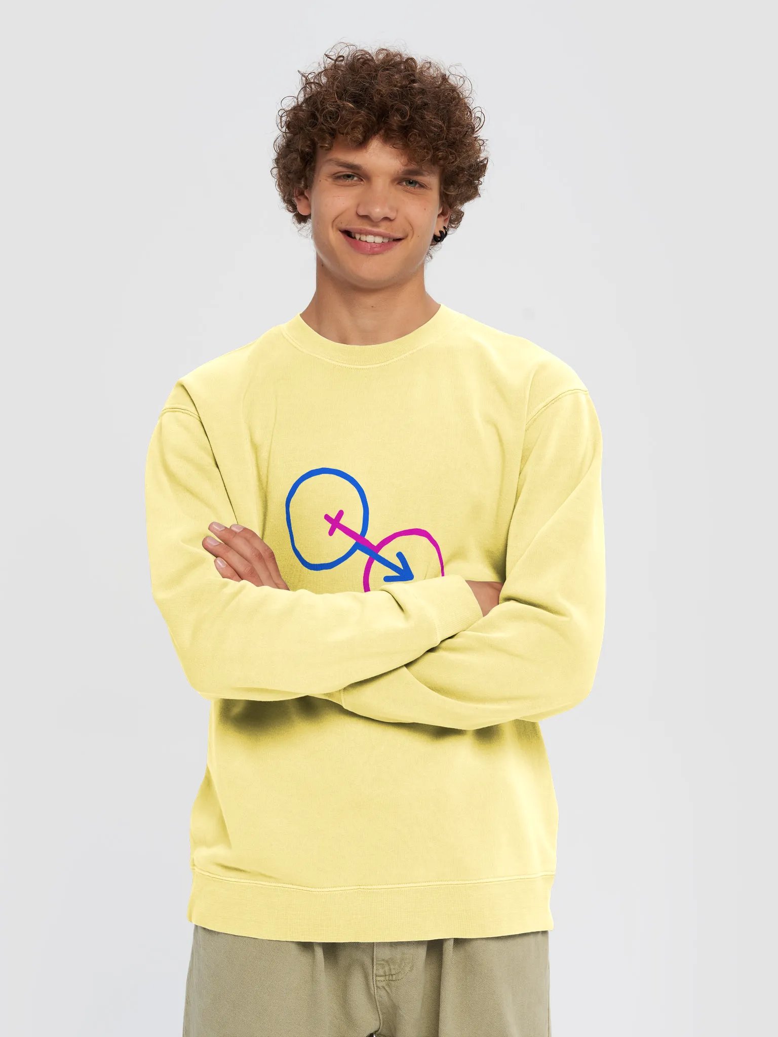 Gender Symbols Traditional Love Sweatshirt product image (3)