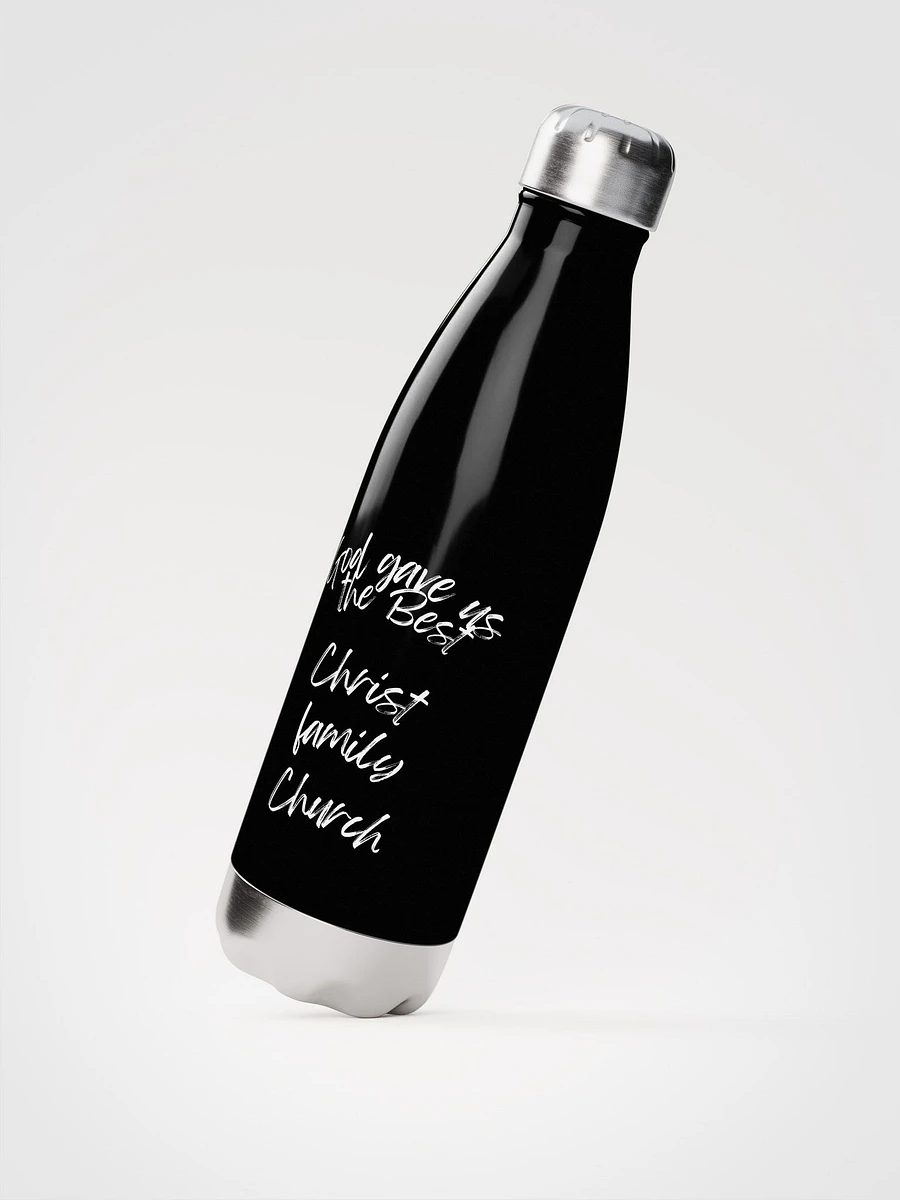 Abstract Monochrome Stainless Steel Water Bottle product image (2)