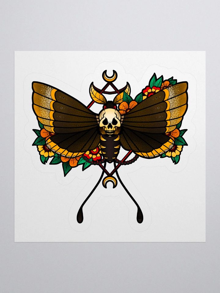 Deathhead Moth Sticker product image (2)