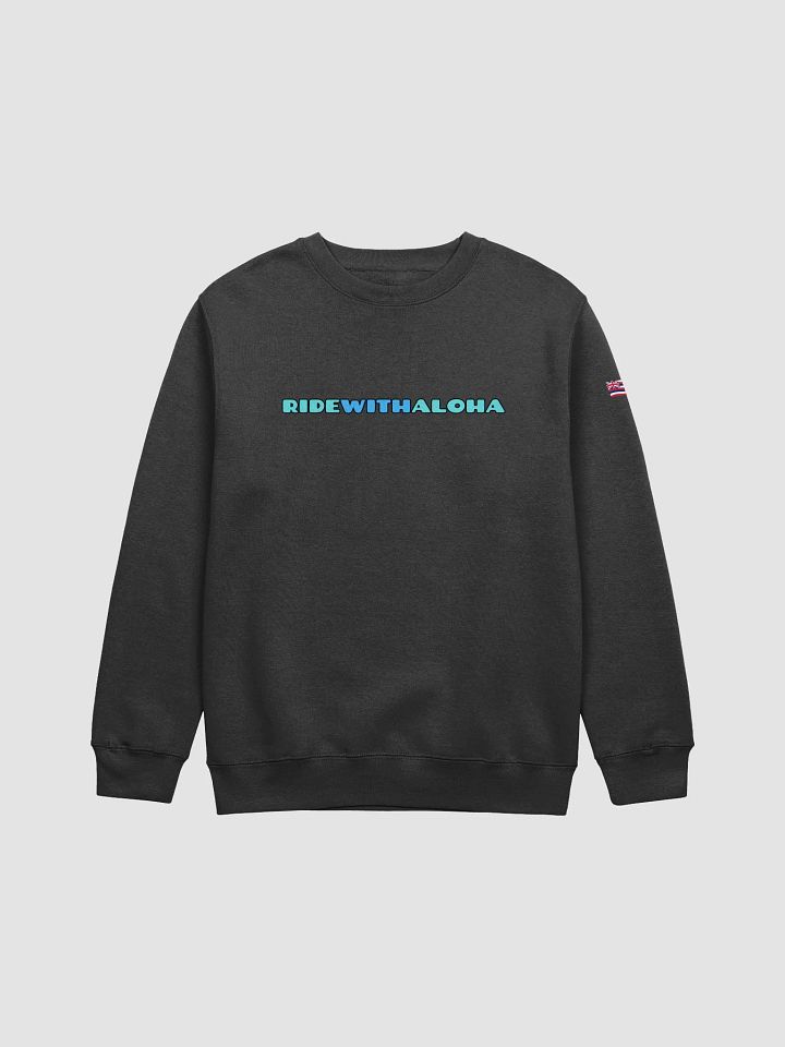 Ride With Aloha V2 - Premium Crewneck Sweatshirt product image (2)