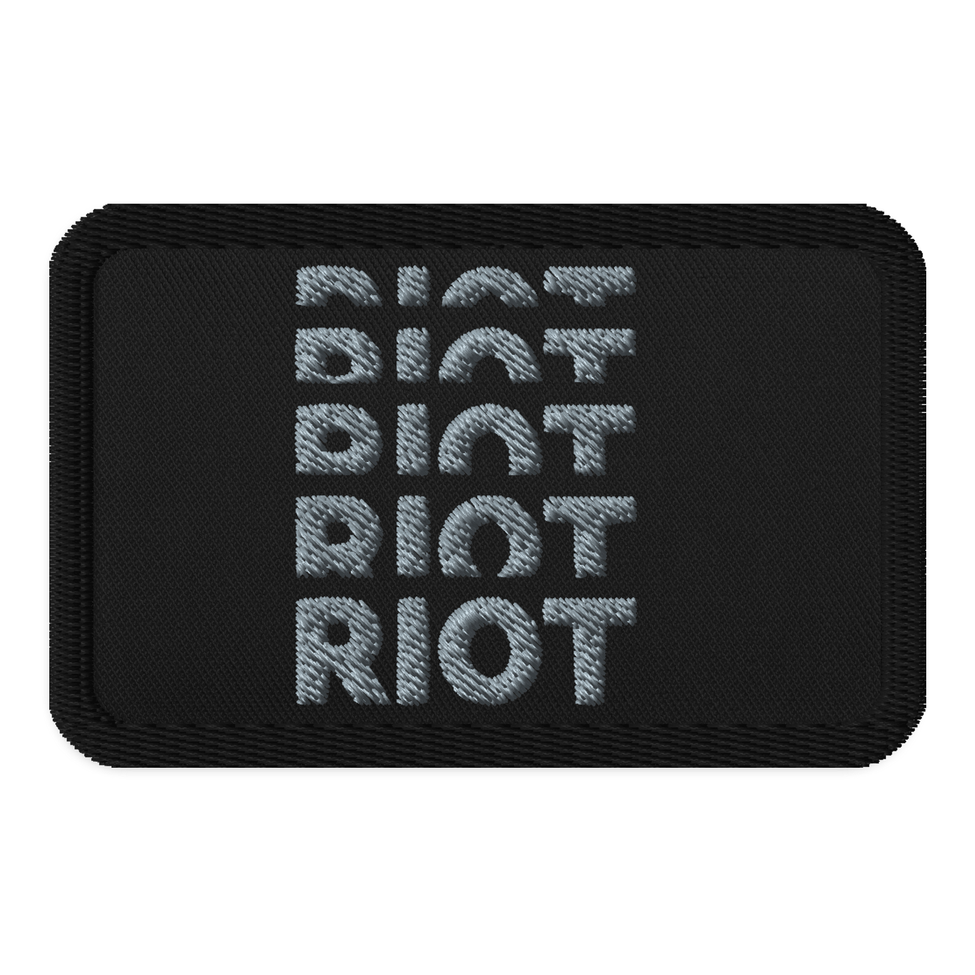 RIOT Block Letter Embroidered Patch product image (1)