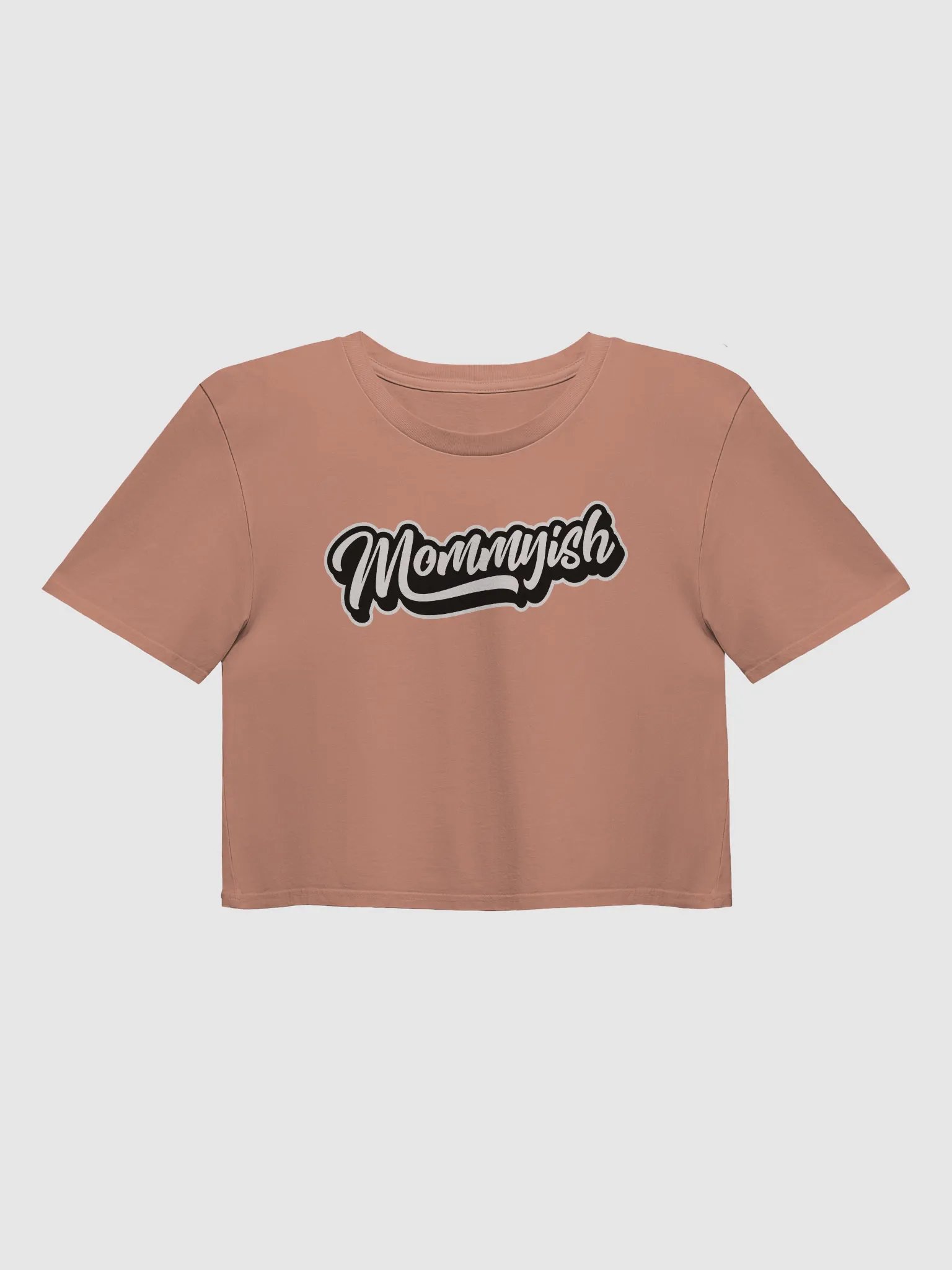 Mommyish Cursive Crop Top product image (9)