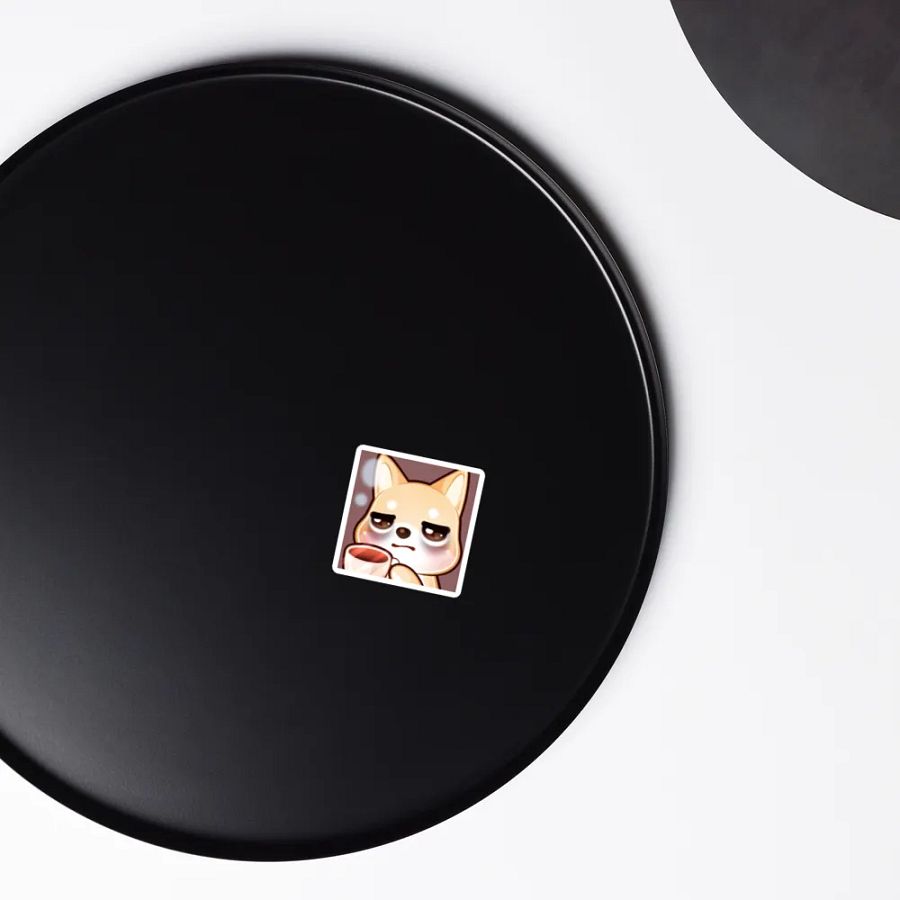 Shiba Coffee Emote Magnet product image (6)