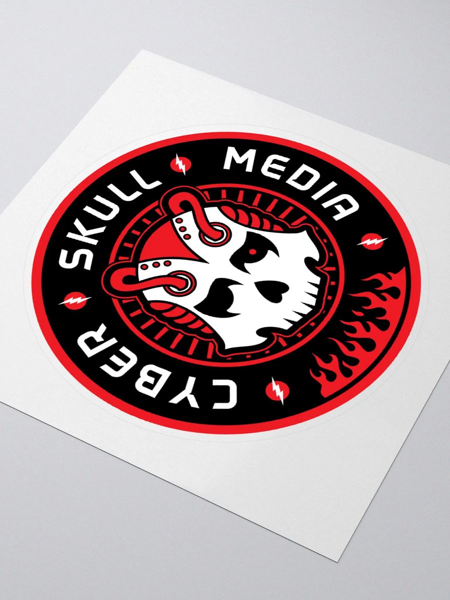 Cyber Skull Media Logo Sticker product image (3)