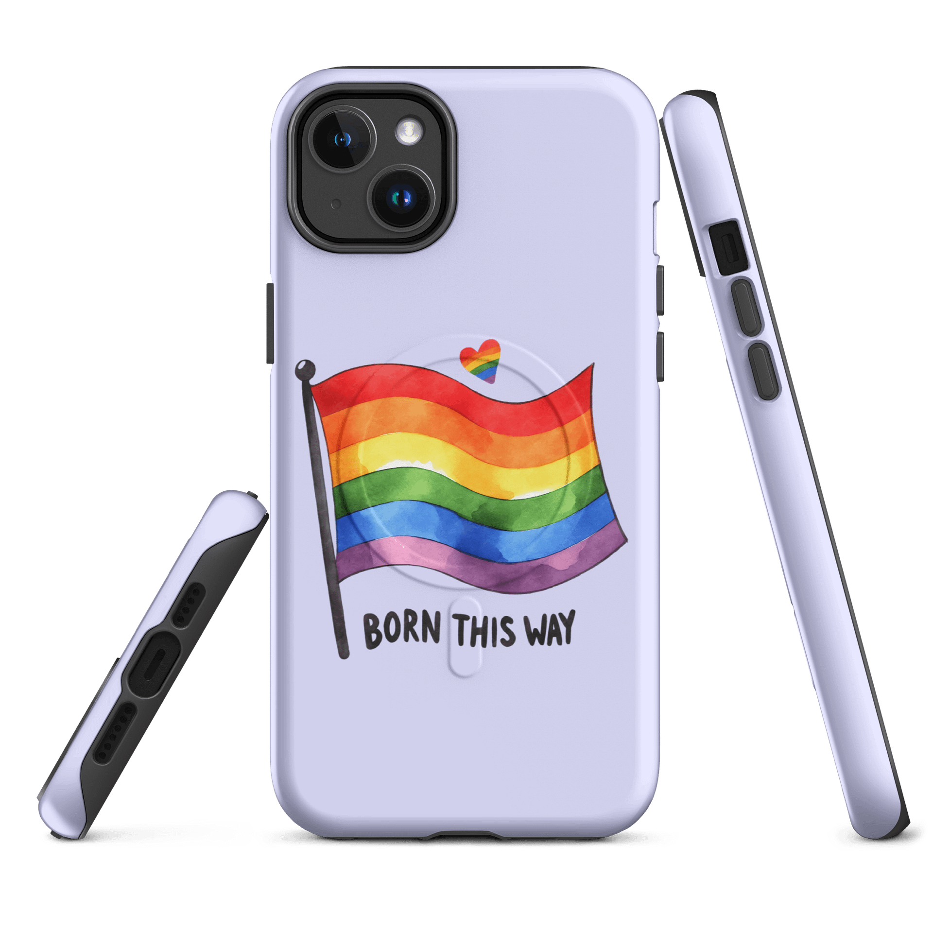 Born This Way Rainbow Flag iPhone Case product image (2)