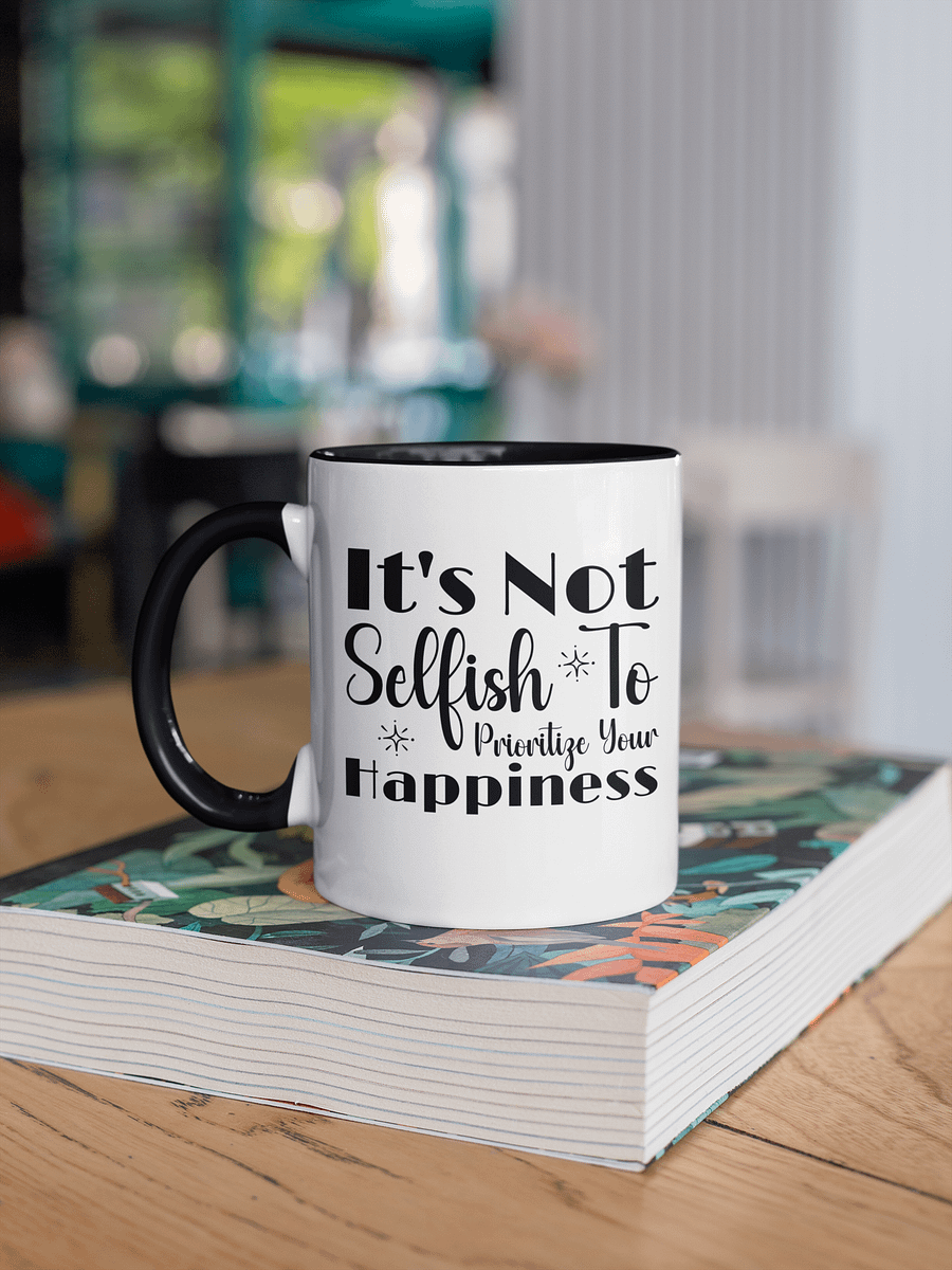 Prioritize Your Happiness Self-Care Ceramic Mug product image (1)