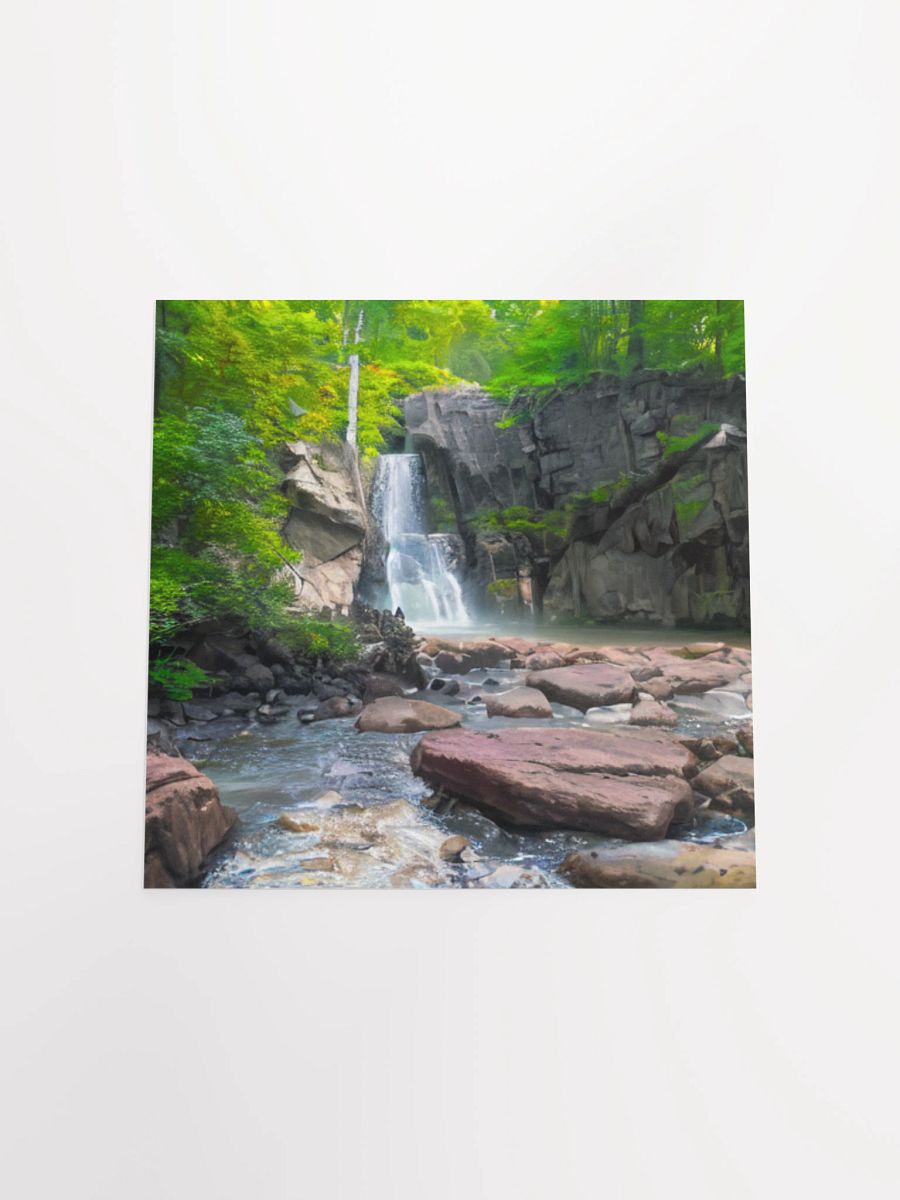 Tranquil Cascading Waters Poster product image (18)