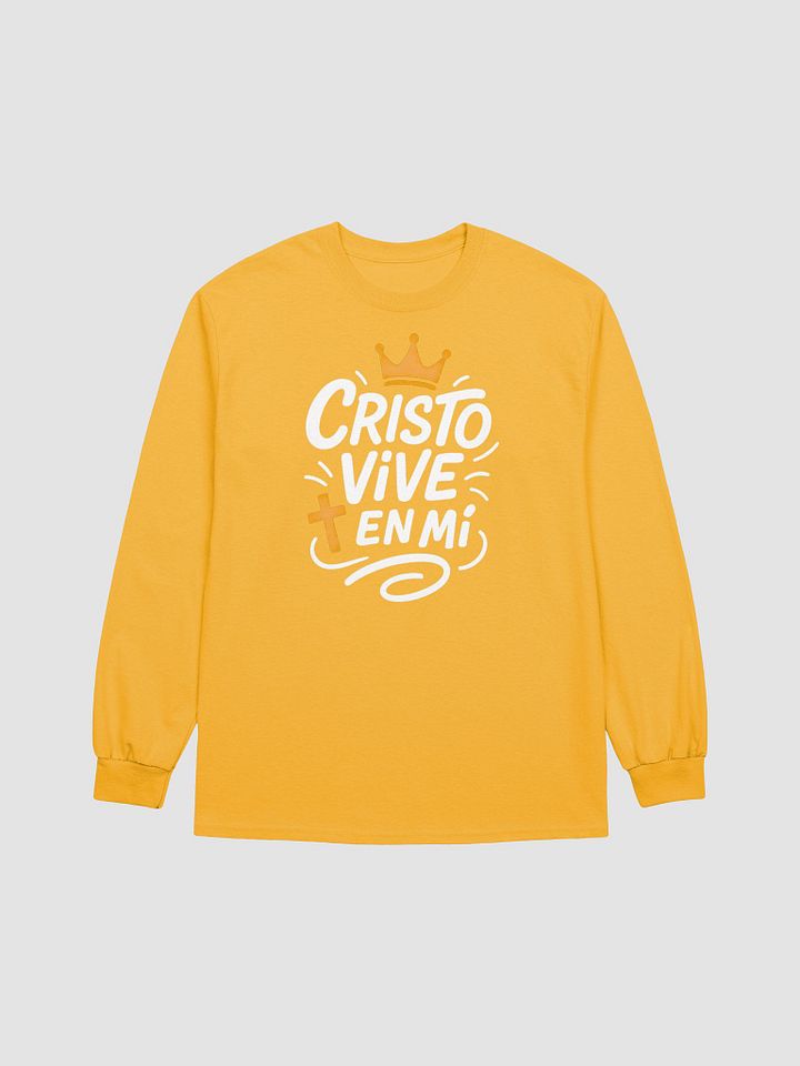 Camiseta Unisex Manga Larga | Cristo vive en mí product image (5)