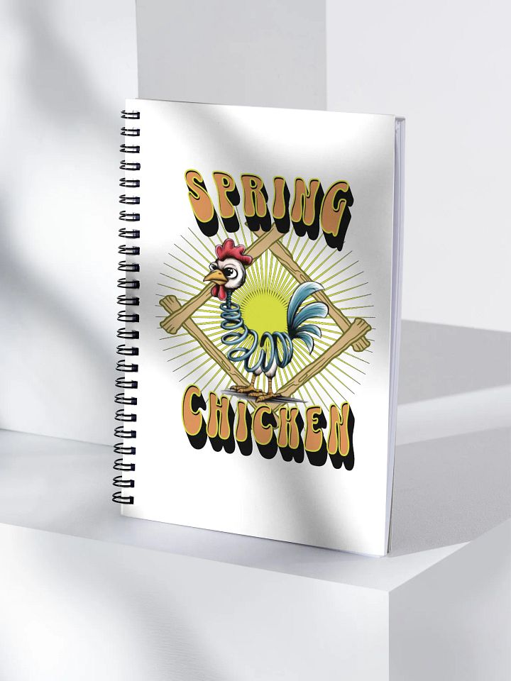 Spring Chicken Spiral Notebook product image (1)