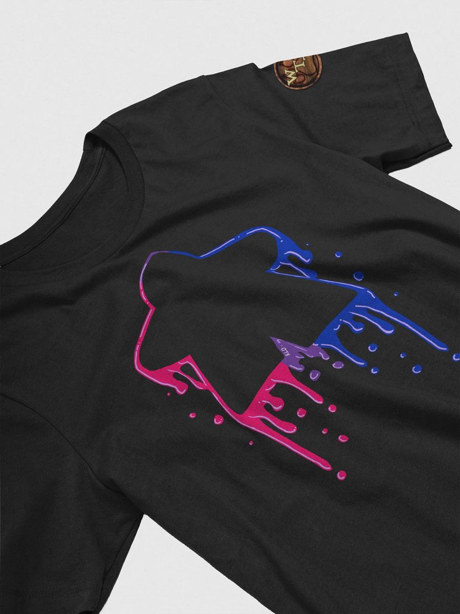 Drippy Bi Pride Meeple T-Shirt product image (1)