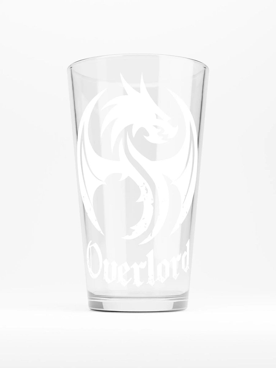 Overlord Pint Glass (White) product image (1)