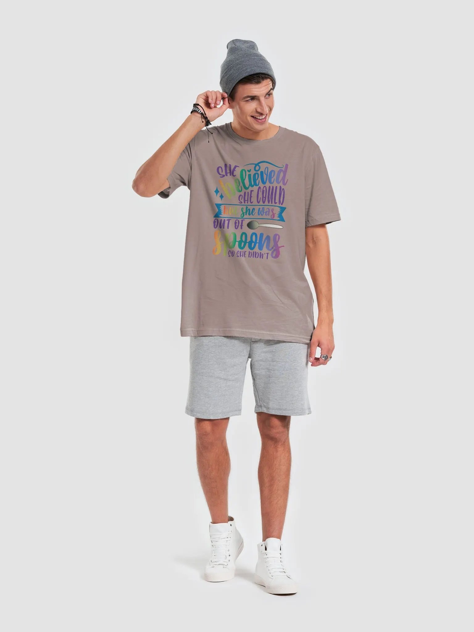 Believe & Conserve Spoonie T-Shirt product image (12)