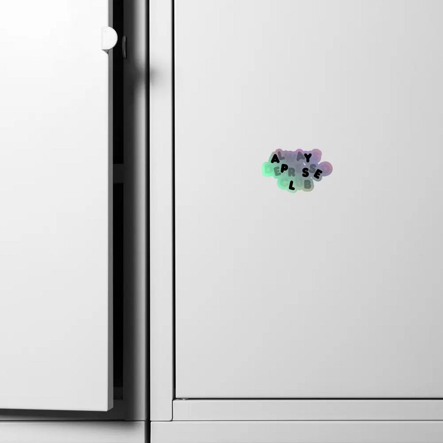 ALWAYS DEPRESSED CLUB Holo Sticker product image (6)