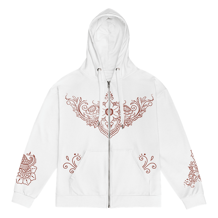 Red Mehndi Zip Up [Version 2] product image (2)