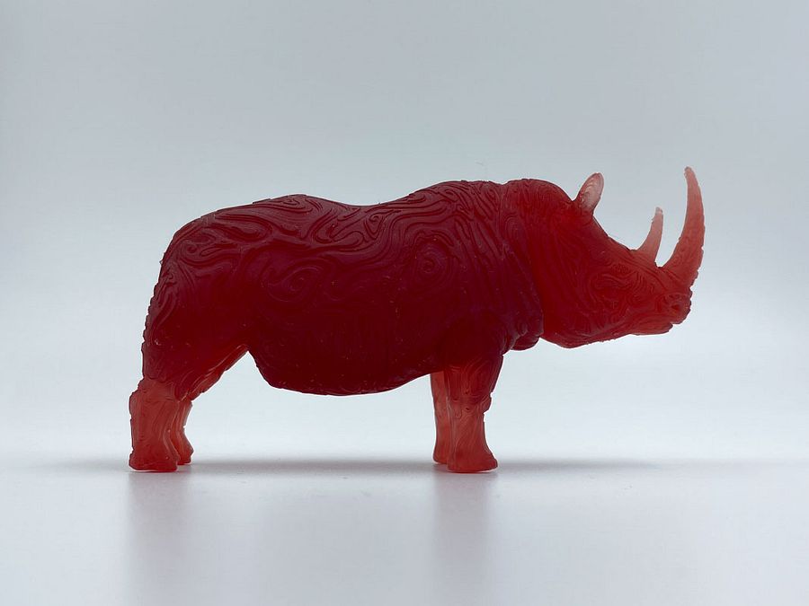 Rhino Morphogenesis- Cherry Red Gummy Rhino product image (2)
