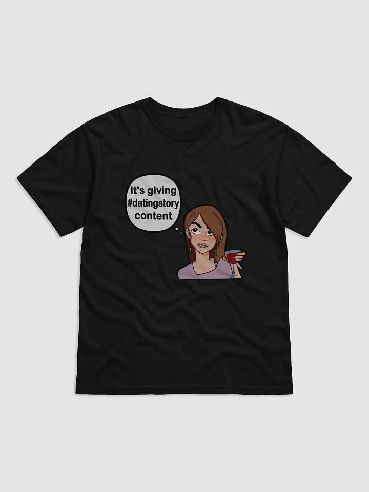 #datingstory Content - looser fit t-shirt product image (1)