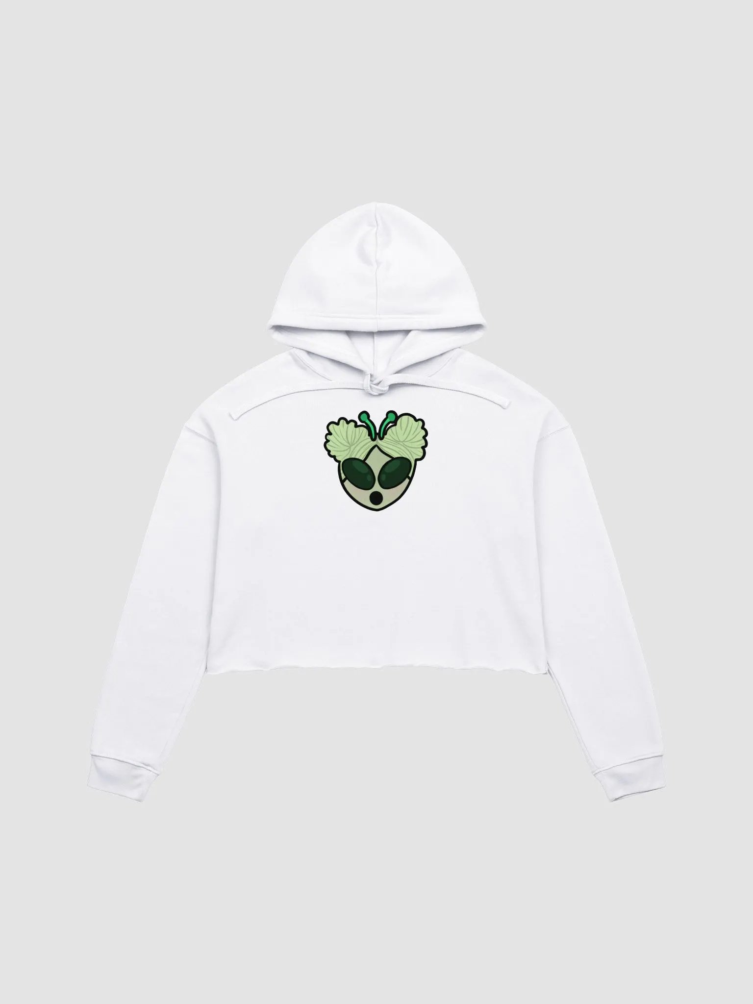 Alien Crop Hoodie Sweatshirt product image (8)