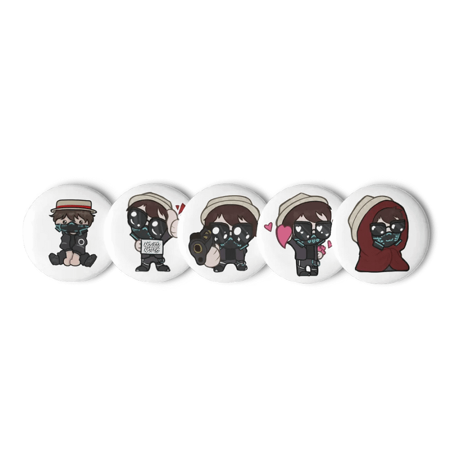Chibi Noved Pin Set product image (1)