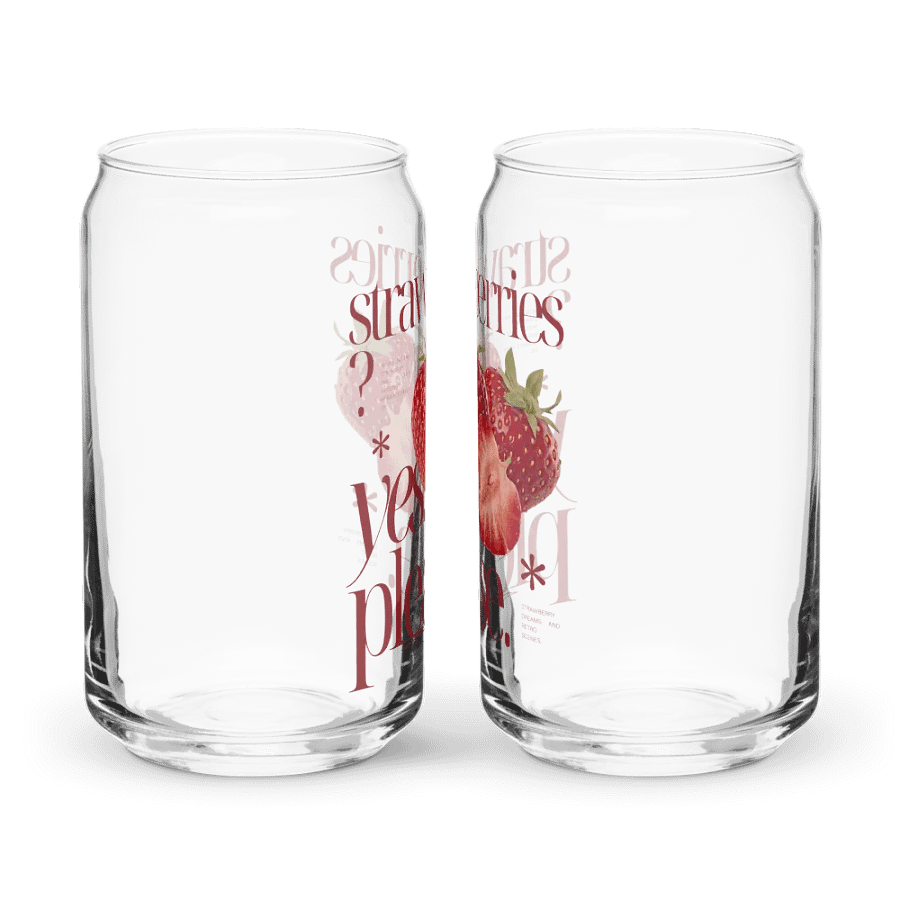 Retro 'Strawberries, Yes Please' Glassware Set product image (11)