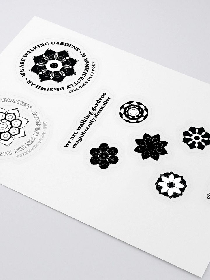 Walking Gardens sticker set 1 product image (2)